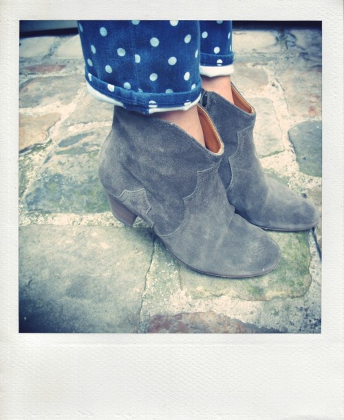 pantalon à pois Anthropologie