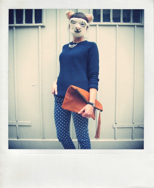 pantalon à pois Anthropologie