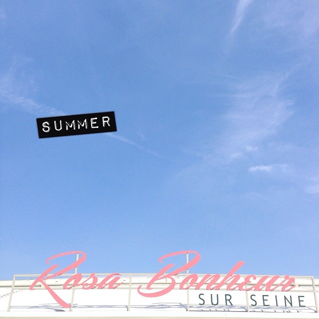 Chaleur, (Rosa) bonheur #summer #parisjetaime #paris #peniche #rosabonheur #youpi 