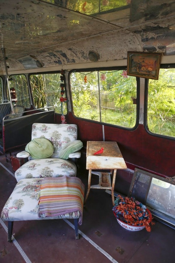 mirandas house bus couch