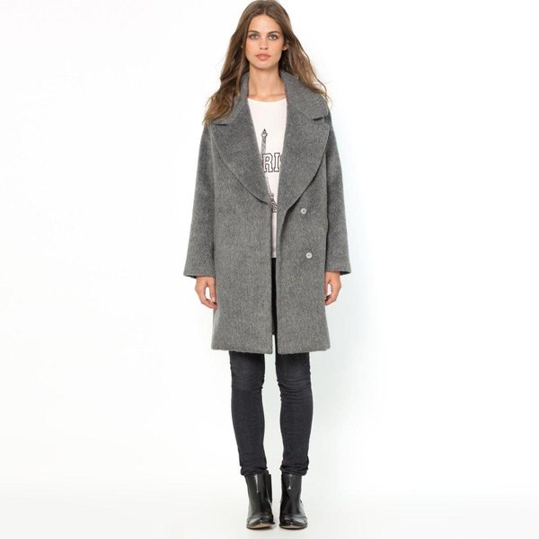 manteau soft grey