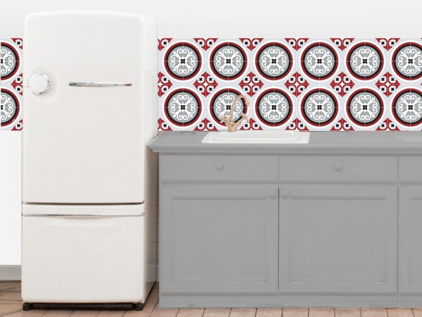 carreau-de-ciment-rosace-rouge-carmin